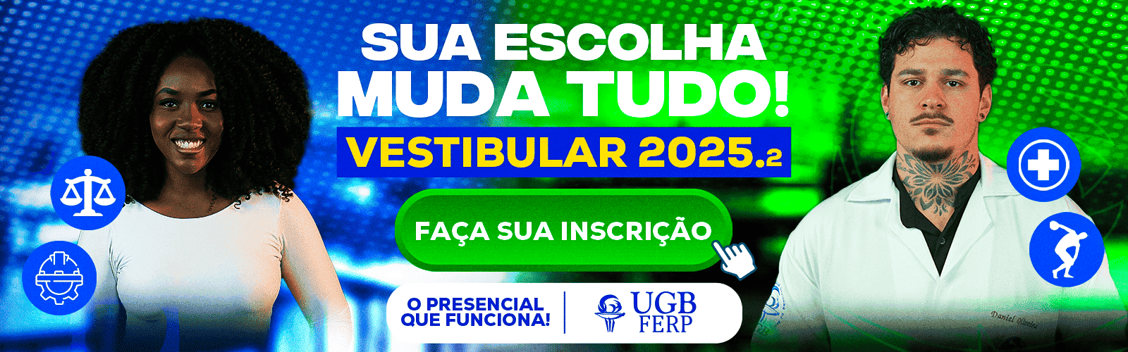 Inscrições abertas 2025.2